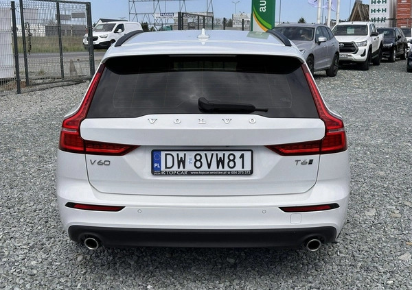 Volvo V60 cena 109900 przebieg: 114600, rok produkcji 2020 z Wojkowice małe 352